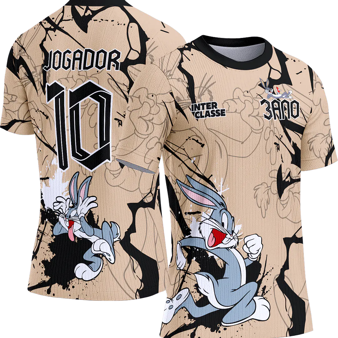 Arte Vetor Camisa Interclasse 869 Pernalonga 1