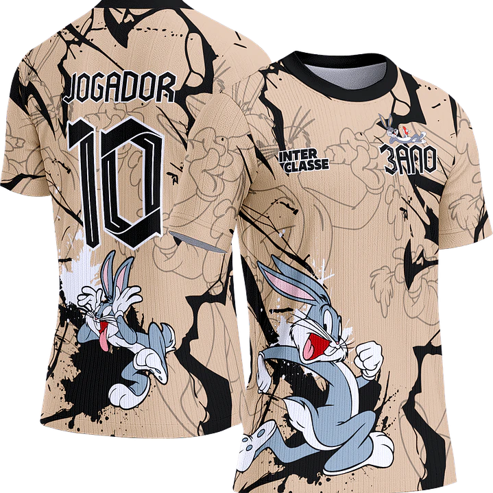 Arte Vetor Camisa Interclasse 869 Pernalonga 1