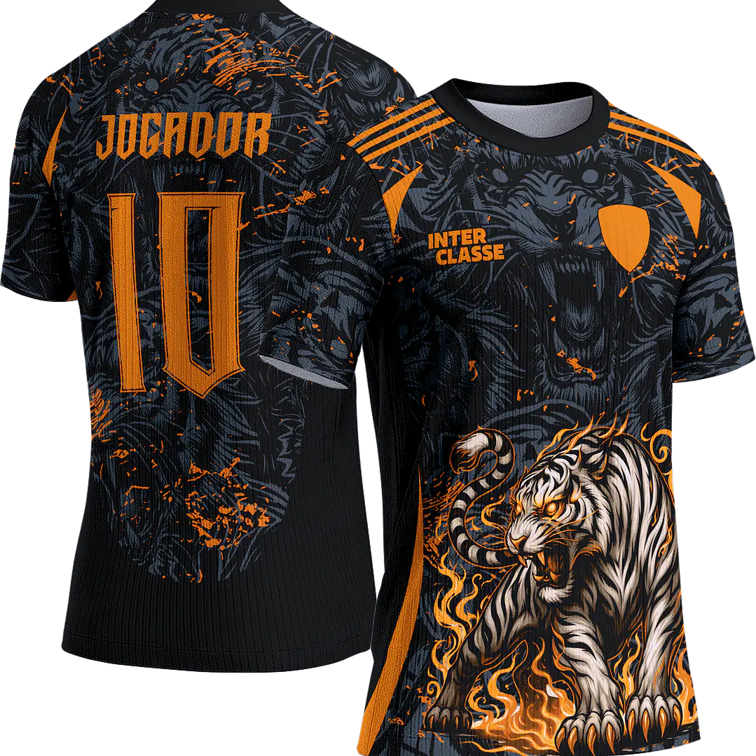 Arte Vetor Camisa Interclasse 881 Tigre 1
