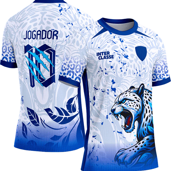 Arte Vetor Camisa Interclasse 884 Onça 1