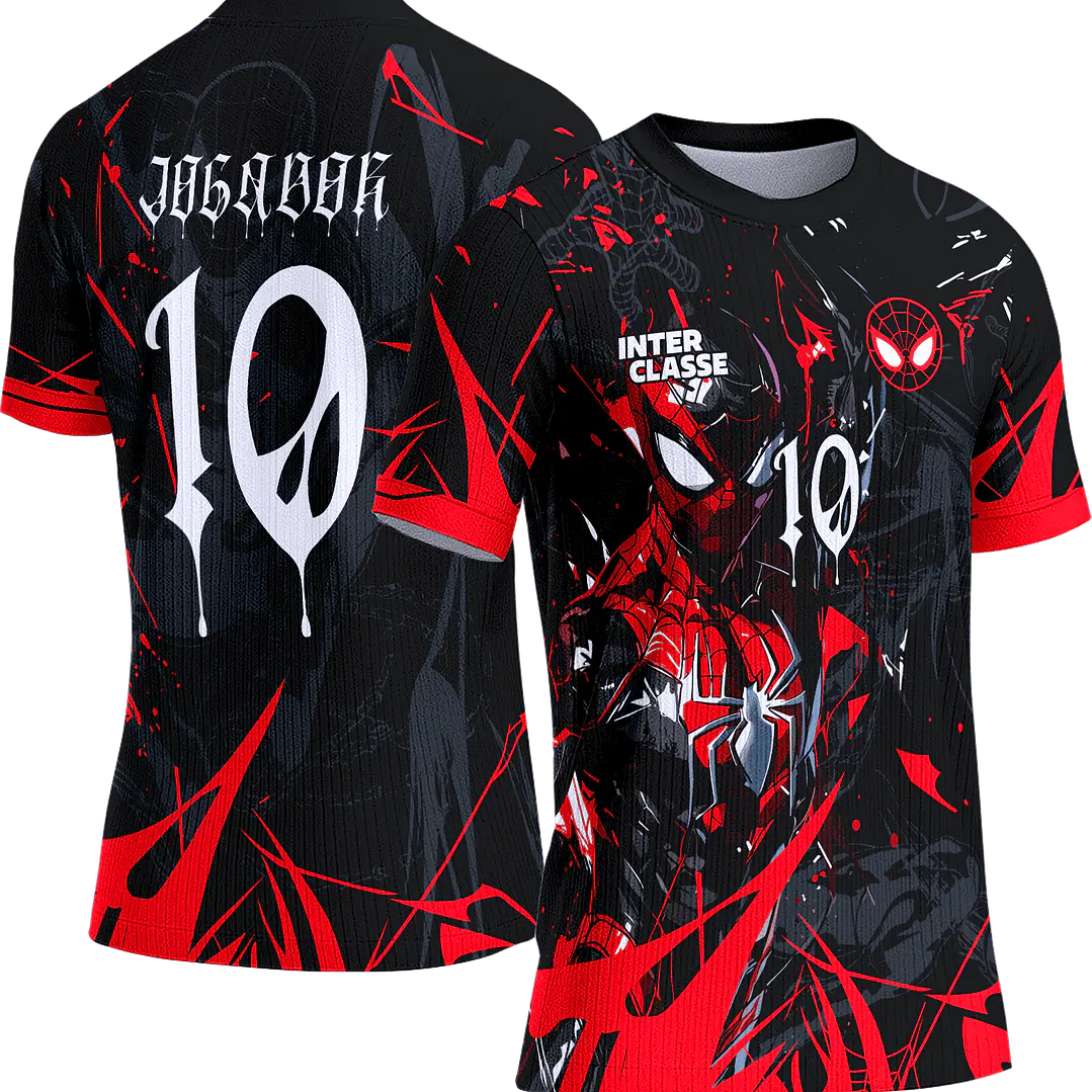 Arte Vetor Camisa Interclasse 886 Homem Aranha 1