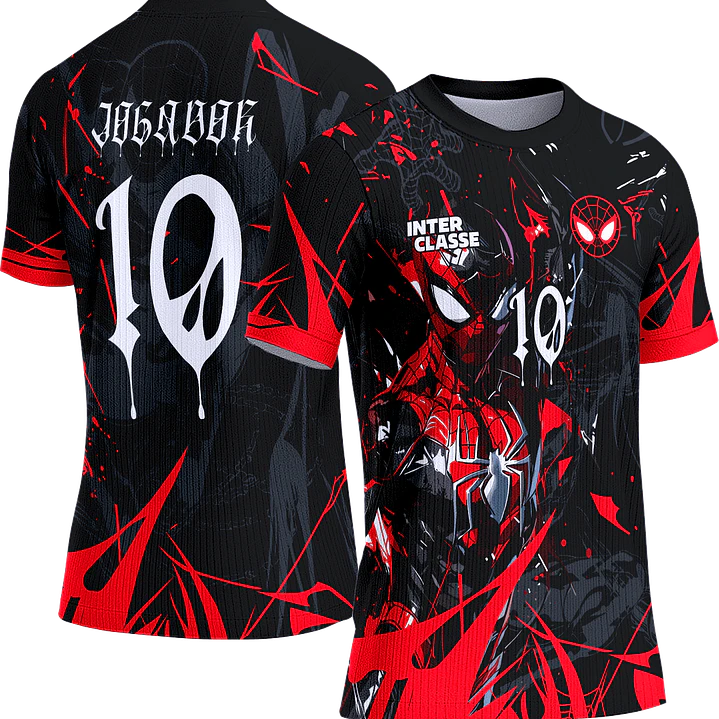 Arte Vetor Camisa Interclasse 886 Homem Aranha 1