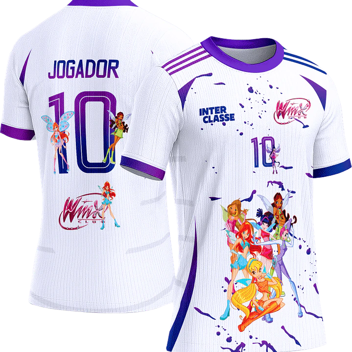 Arte Vetor Camisa Interclasse 888 Winx 1