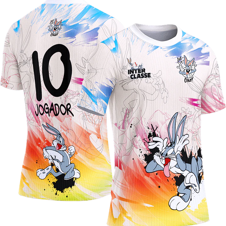 Arte Vetor Camisa Interclasse 891 Pernalonga 1