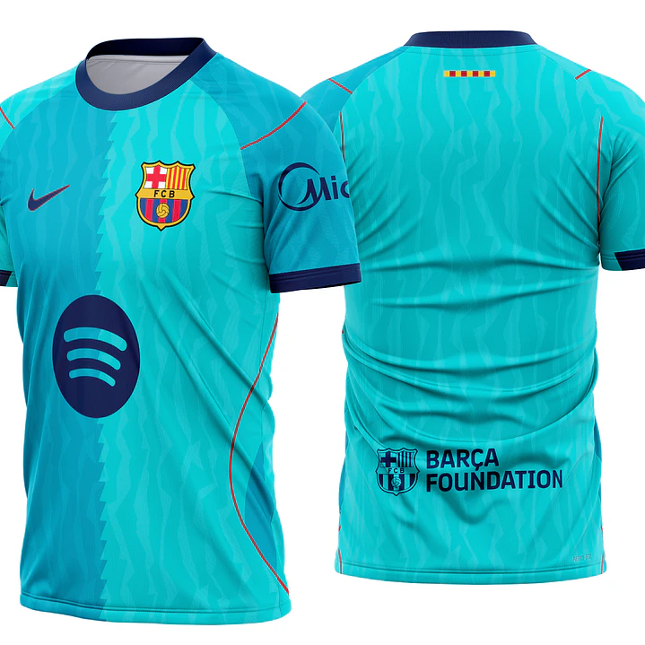 Arte Vetor Camisa Barcelona Third 2026-2027 1