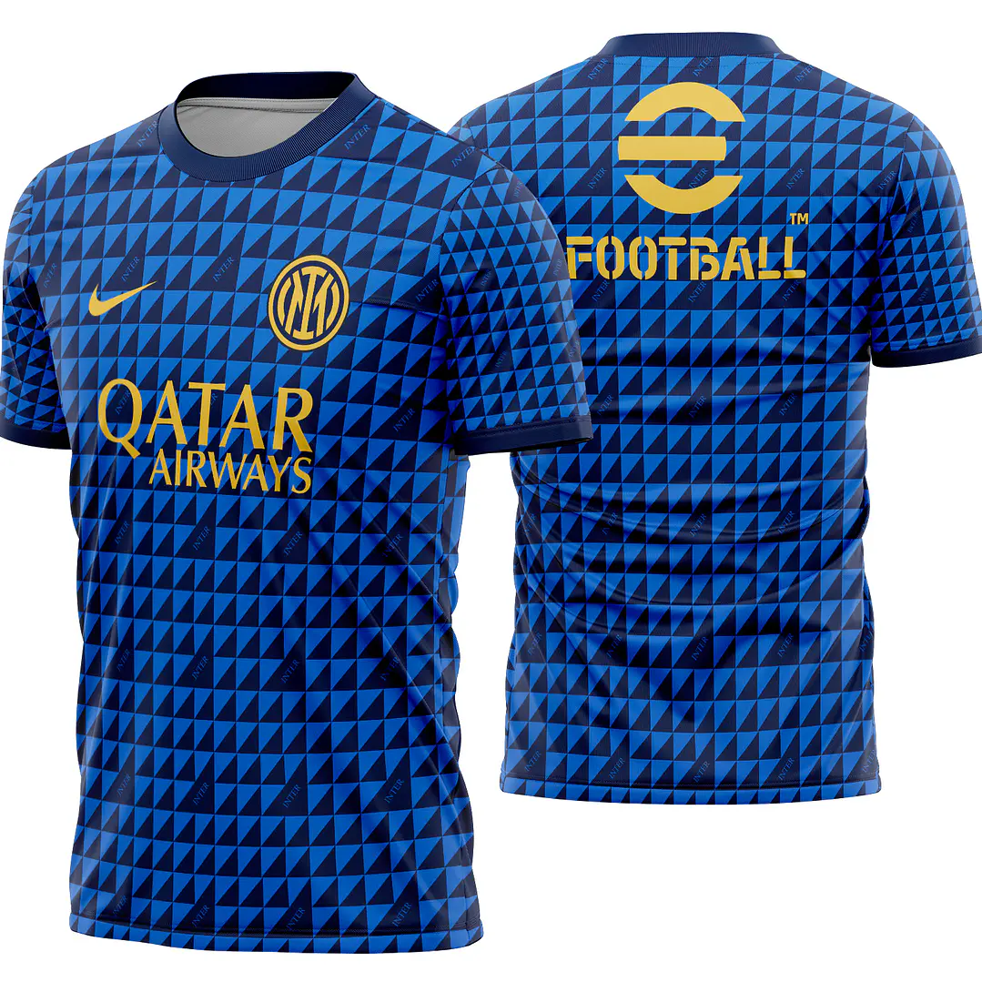 Arte Vetor Camisa Inter Milan Pre-Match 2026-2027 1
