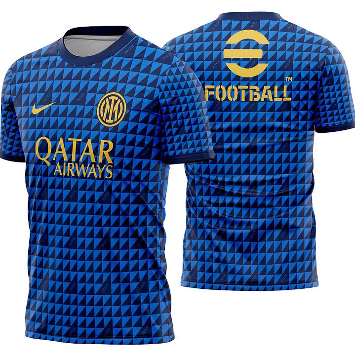 Arte Vetor Camisa Inter Milan Pre-Match 2026-2027 1