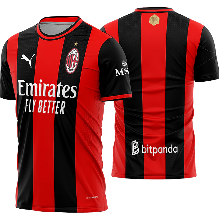 Arte Vetor Camisa AC Milan Home 2026-2027 1