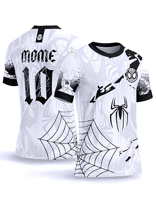 Arte Vetor Camisa Interclasse  Homem Aranha Black grunge 903