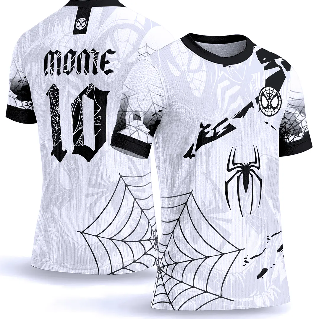 Arte Vetor Camisa Interclasse  Homem Aranha Black grunge 903 1