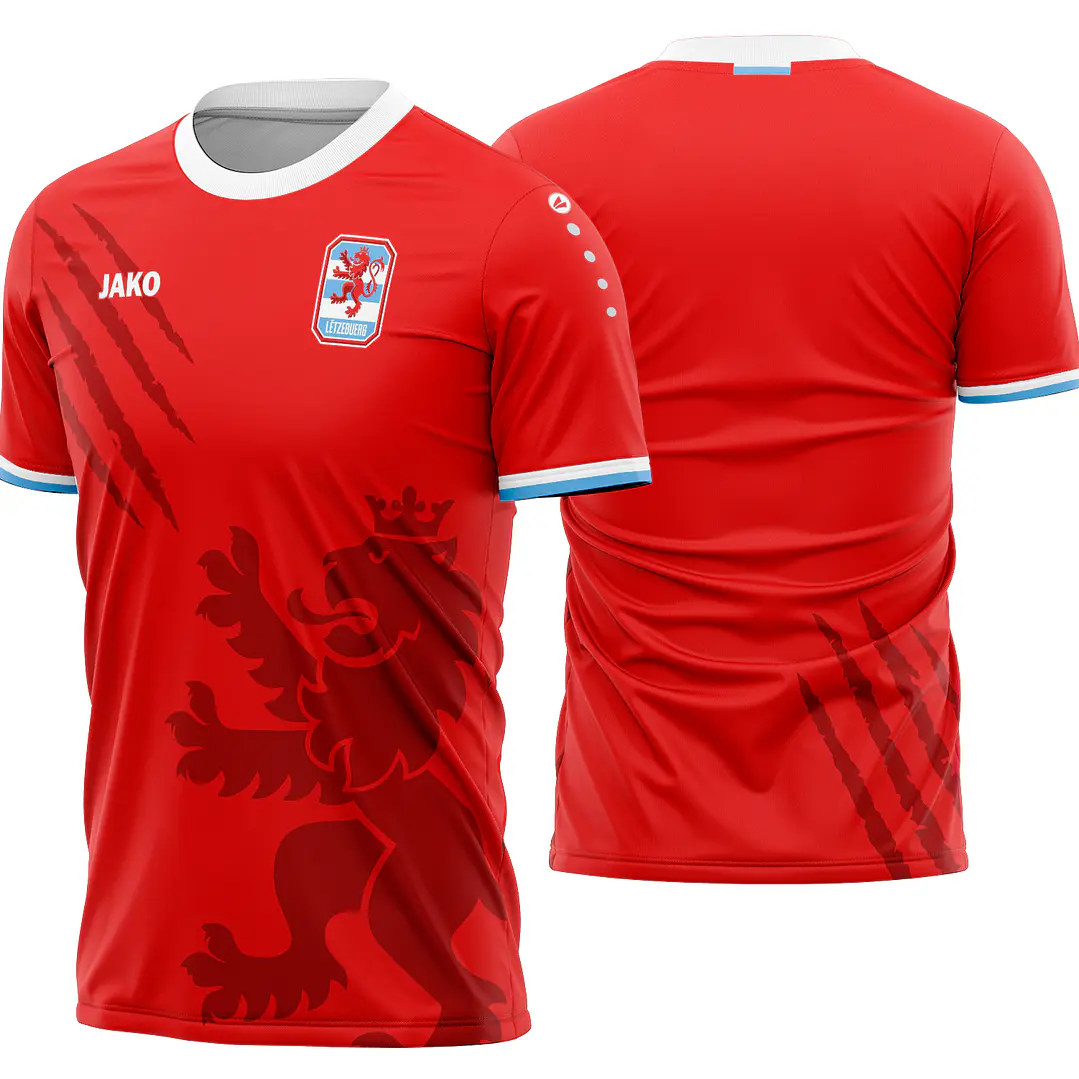 Arte Vetor Camisa Luxemburgo Home 2026-2027 1