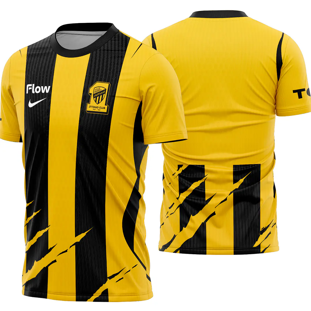 Arte Vetor Camisa Al-Ittihad FC Home 2026-2027 1