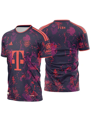 Arte Vetor Camisa Bayern München Third 2026-2027