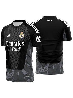 Arte Vetor Camisa Real Madrid goleiro 2026-2027