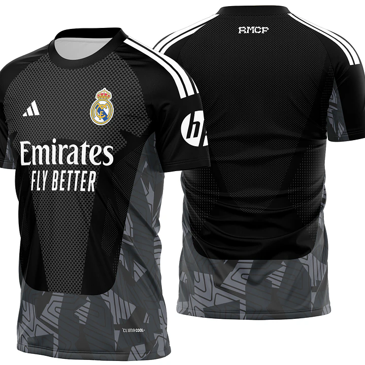 Arte Vetor Camisa Real Madrid goleiro 2026-2027 1