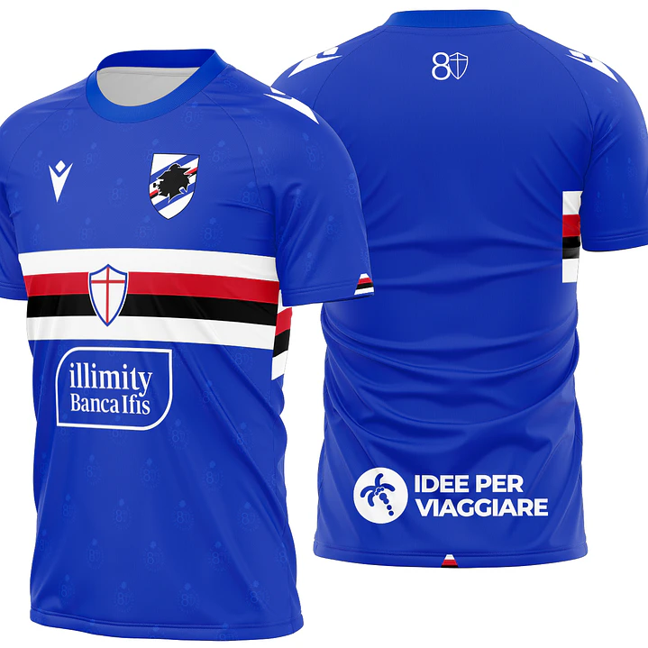 Arte Vetor Camisa UC Sampdoria Home 2026-2027 1