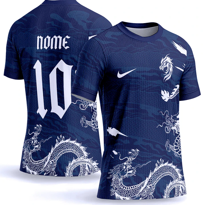 Arte Vetor Camisa InterClasse Dragão Mod-907 1