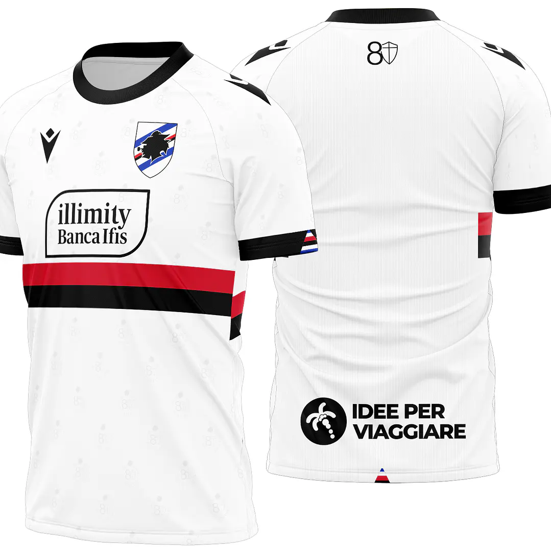 Arte Vetor Camisa UC Sampdoria Away 2026-2027 1