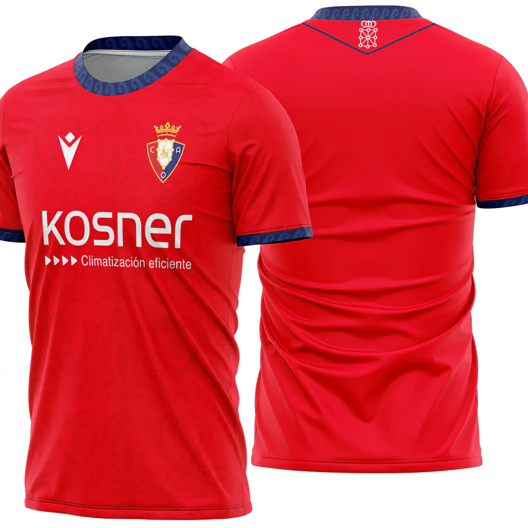 Arte Vetor Camisa CA Osasuna Home 2026-2027 1