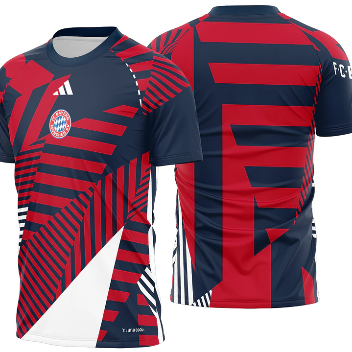 Arte Vetor Camisa Bayern München Pre-jogo 2026-2027 1