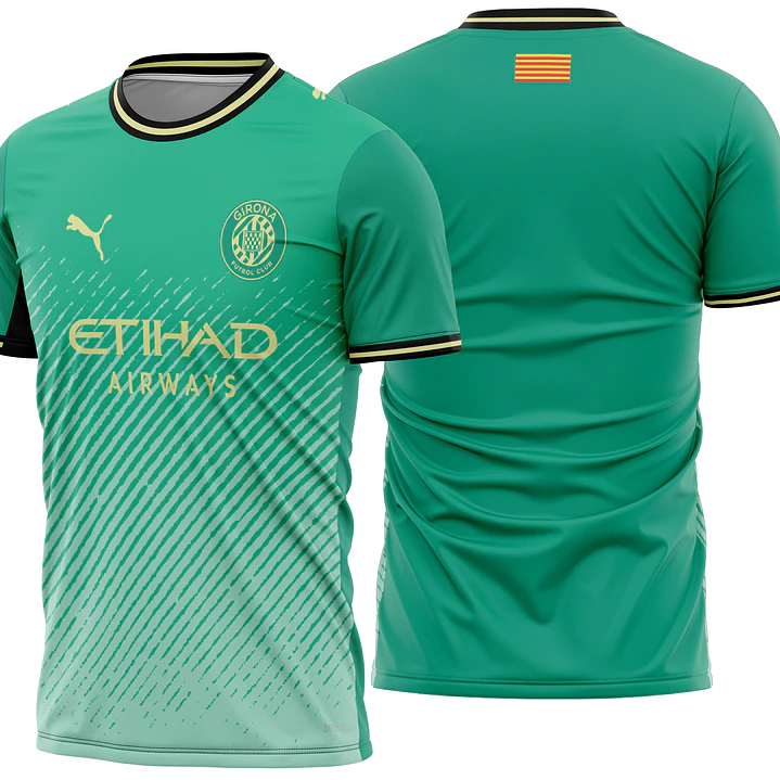 Arte Vetor Camisa Girona FC Third 2026-2027 1