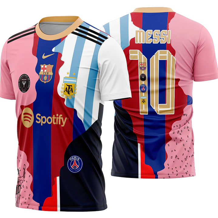Arte Vetor Camisa Conmemorativa Messi 2025-26 1