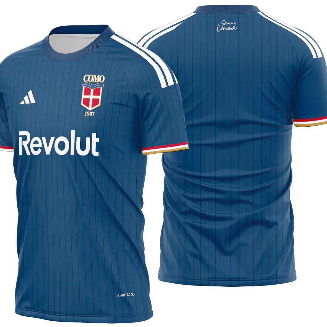 Arte Vetor Camisa Como 1907 Home 2026-2027 1