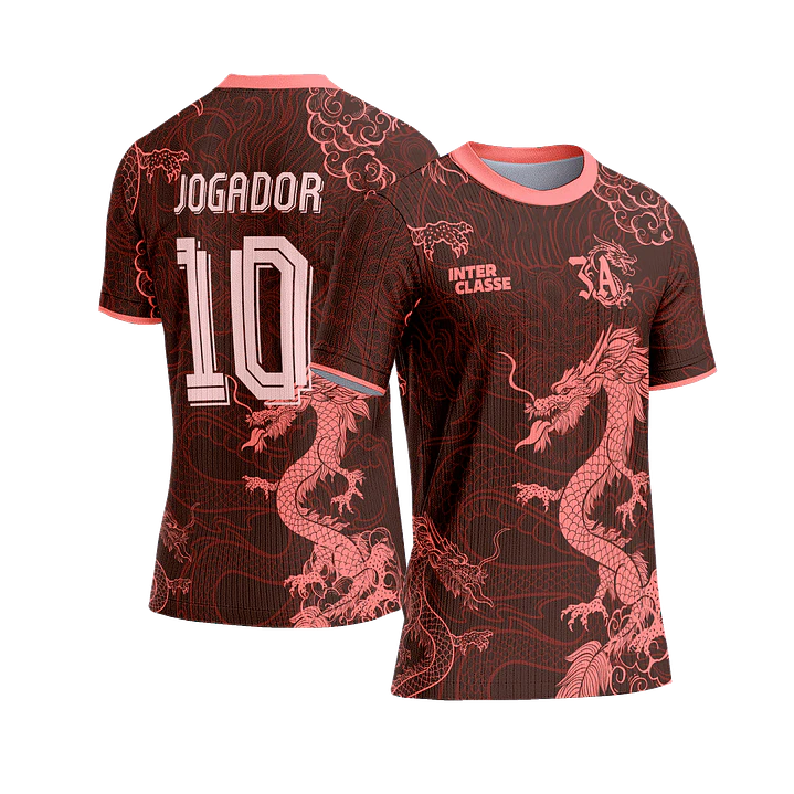 Arte Vetor Camisa Interclasse INT0901 Dragão 1