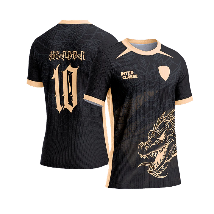 Arte Vetor Camisa Interclasse INT0903 Dragão 1