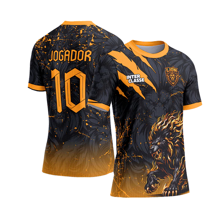 Arte Vetor Camisa Interclasse INT0911 Leão 1