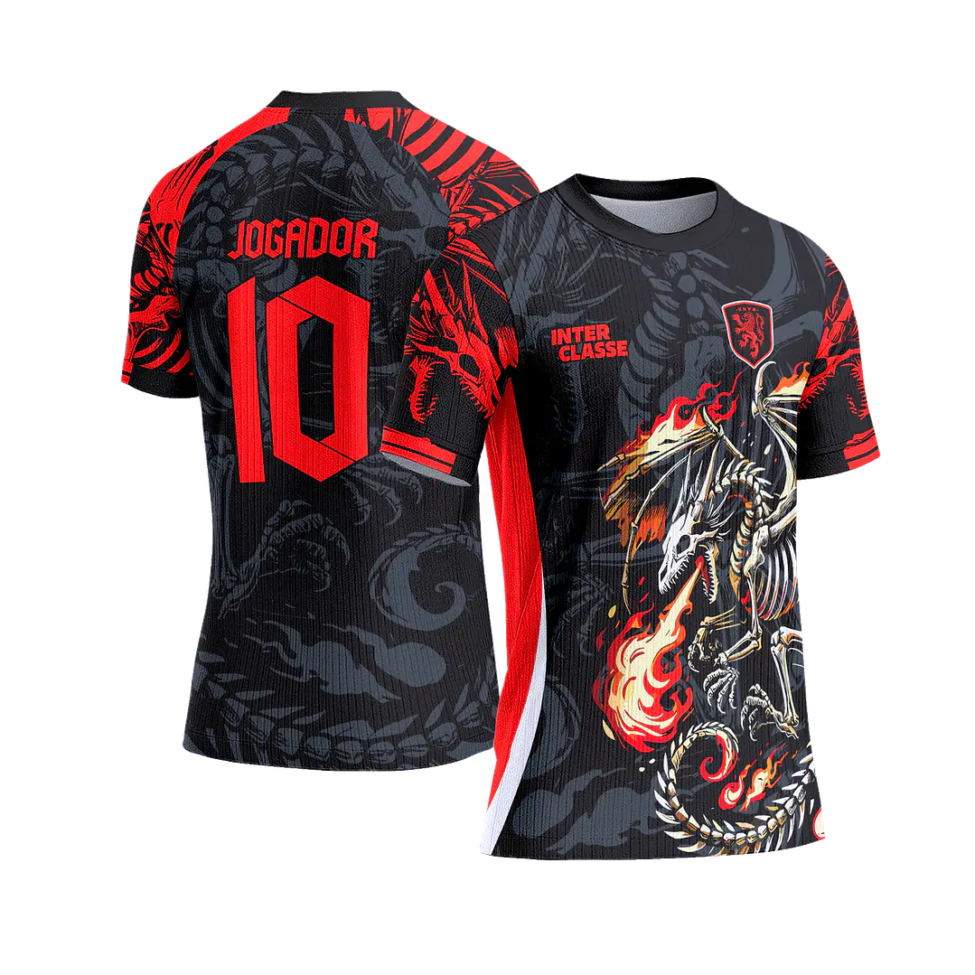 Arte Vetor Camisa Interclasse INT0914 Esqueleto 1