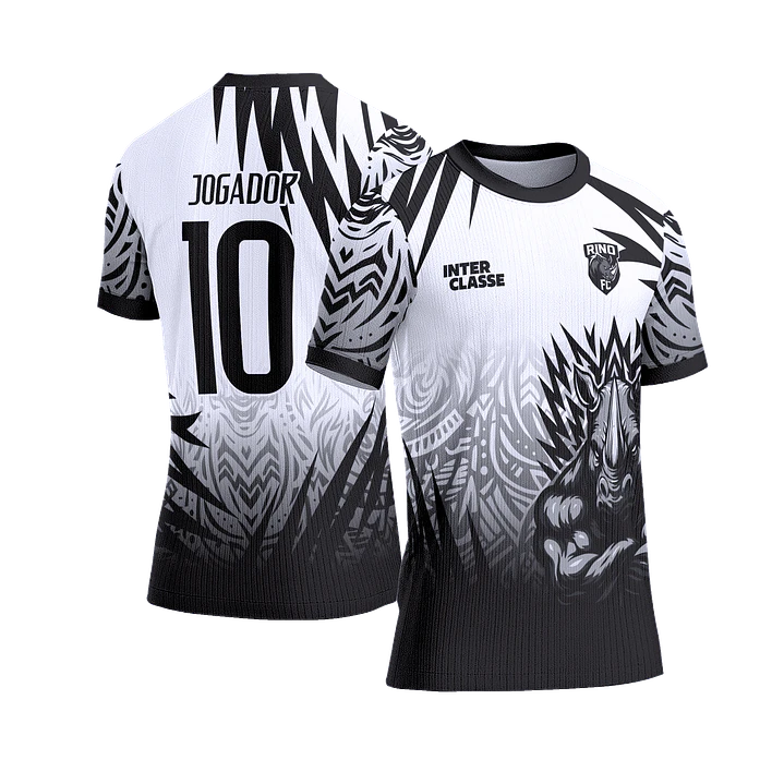 Arte Vetor Camisa Interclasse INT0931 Rinoceronte 1