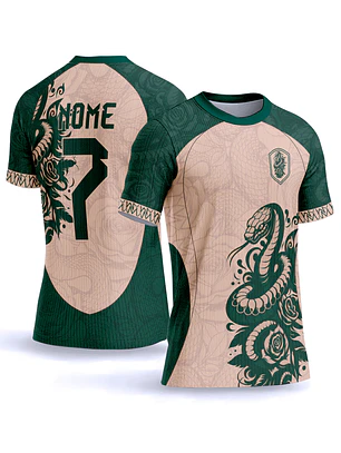 Arte Vetor Camisa Interclasse serpente 1087