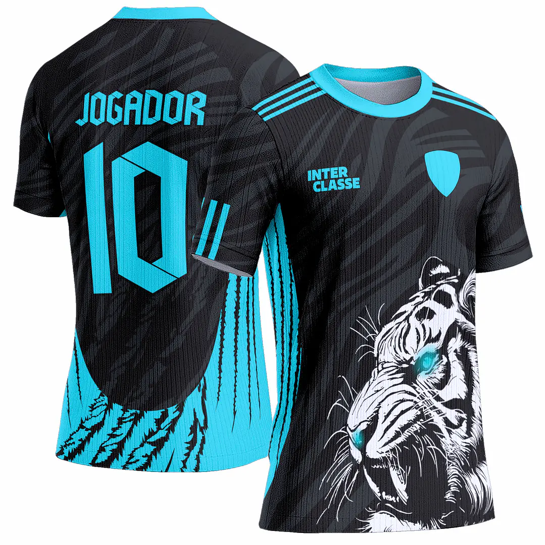 Arte Vetor Camisa Interclasse INT0935 Tigre Branco 1