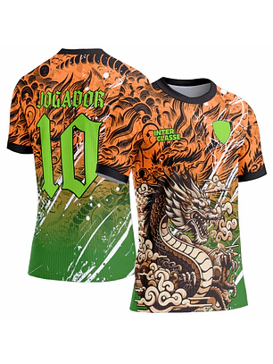 Arte Vetor Camisa Interclasse INT0940 Dragão