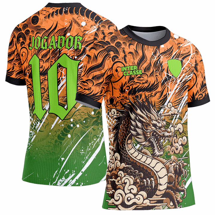 Arte Vetor Camisa Interclasse INT0940 Dragão 1