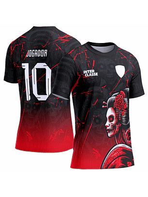 Arte Vetor Camisa Interclasse 0950 Gueixa Japonesa