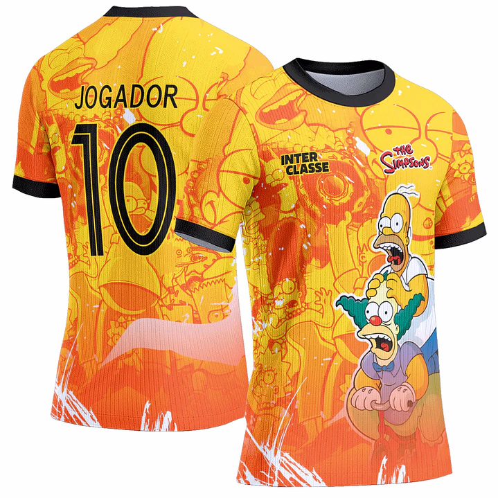 Arte Vetor Camisa Interclasse 0956 Homer Simpson 1