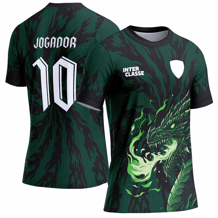 Arte Vetor Camisa Interclasse 0965 Dragão 1