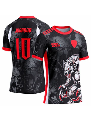 Arte Vetor Camisa Interclasse 0981 Lobisomem