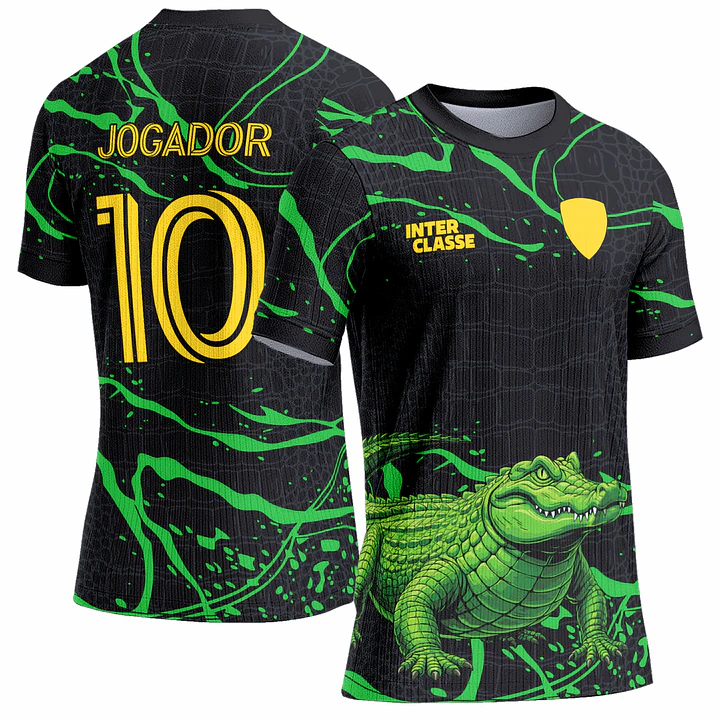 Arte Vetor Camisa Interclasse 0987 Crocodilo 1