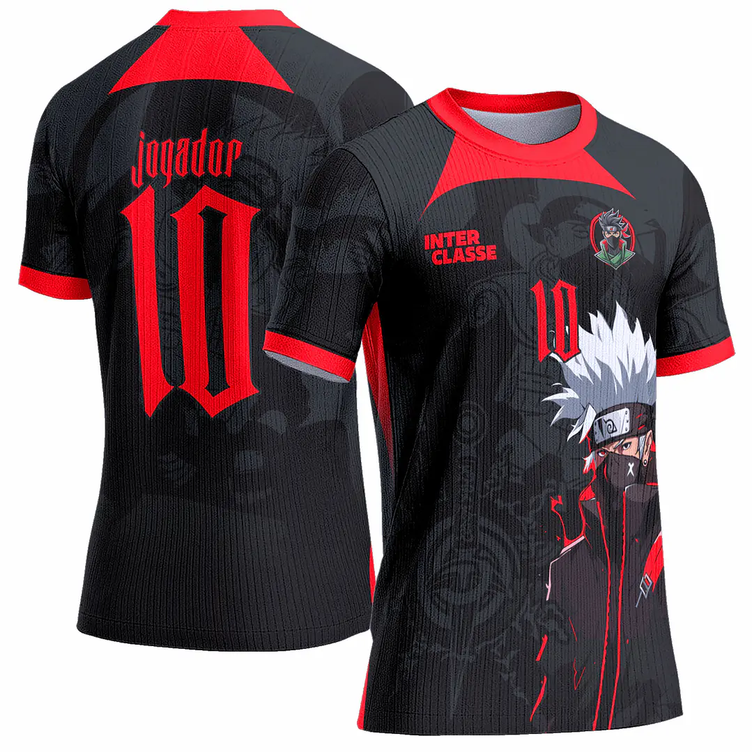 Arte Vetor Camisa Interclasse 0988 Anime Kakashi 1