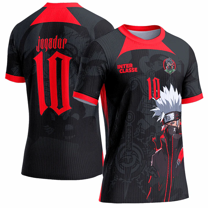 Arte Vetor Camisa Interclasse 0988 Anime Kakashi 1