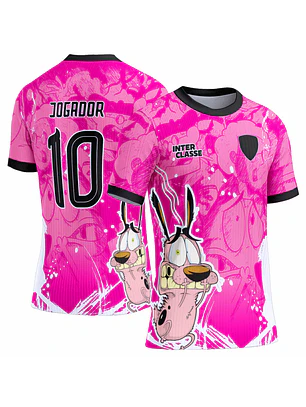 Arte Vetor Camisa Interclasse 0990 Coragem Cão Covarde