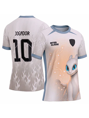 Arte Vetor Camisa Interclasse 0995 Dragão Fúria da Luz
