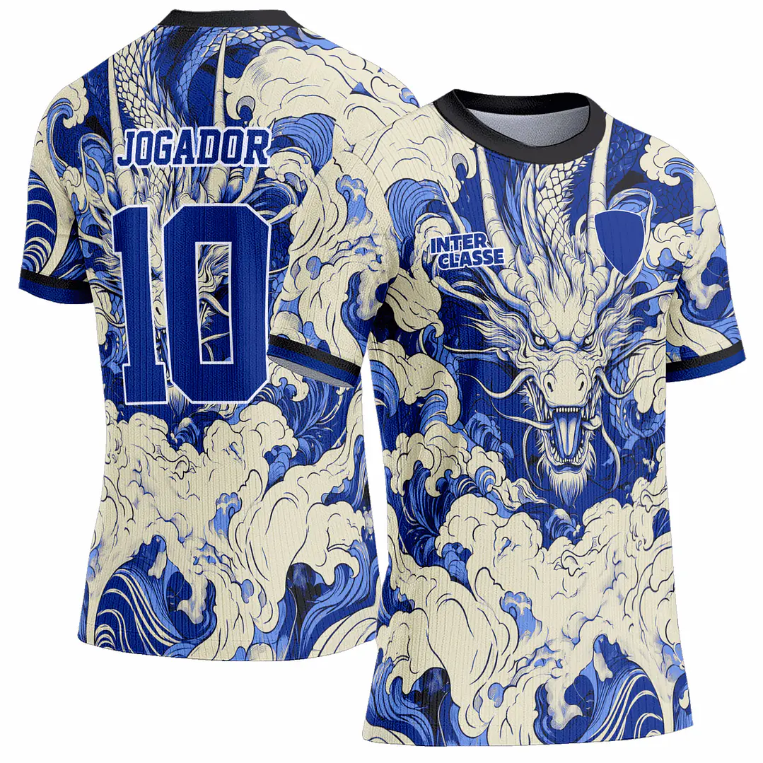 Arte Vetor Camisa Interclasse 1000 Dragão 1