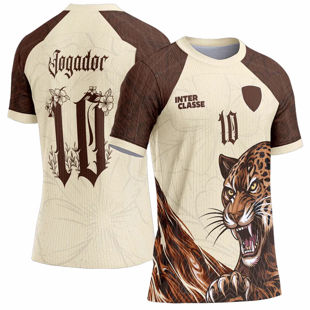 Arte Vetor Camisa Interclasse 1005 Onça 1