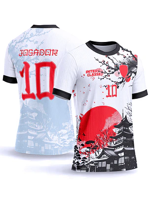Arte Vetor Camisa Interclasse 1011 Japão Conceito