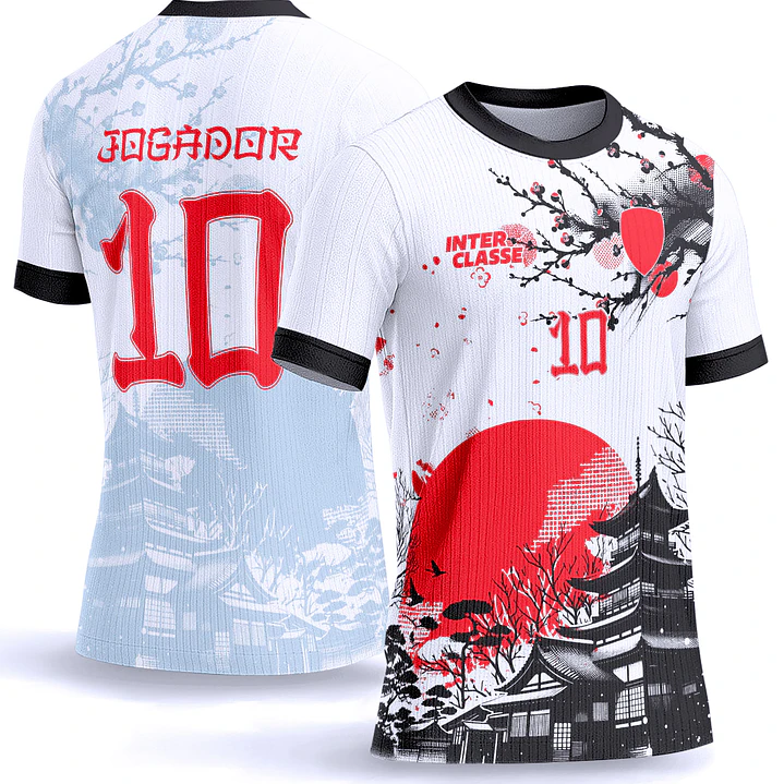 Arte Vetor Camisa Interclasse 1011 Japão Conceito 1