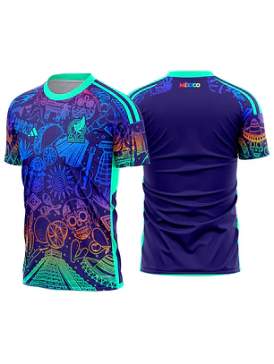 Arte Vetor Camisa México Conceito 2023